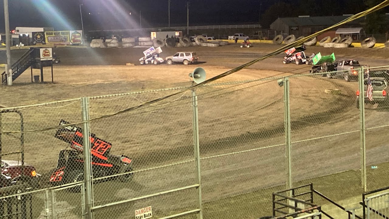 Sprint Cars in the Fog! Winged 360 Sprint Cars at Ocean Speedway