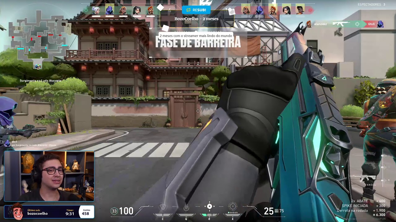 Alanzoka jogando: Valorant #1