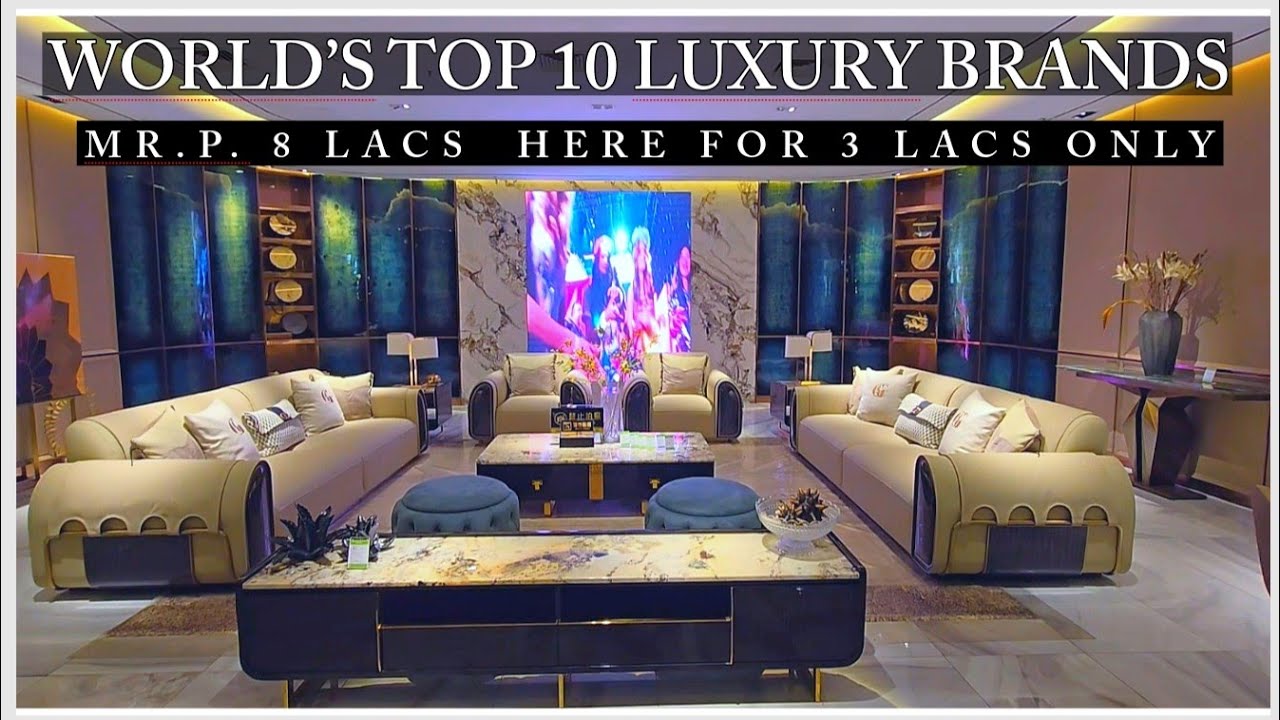 World's Best Designer Luxury Furniture | Richest People Enjoy These Brands Now Avilable For Indians|