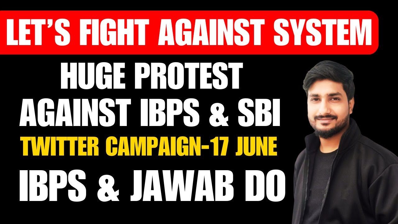 हल्ला बोल Protest against SBI, IBPS | Online Protest for Bank Aspirant 2025 by team SLV Banking Guru