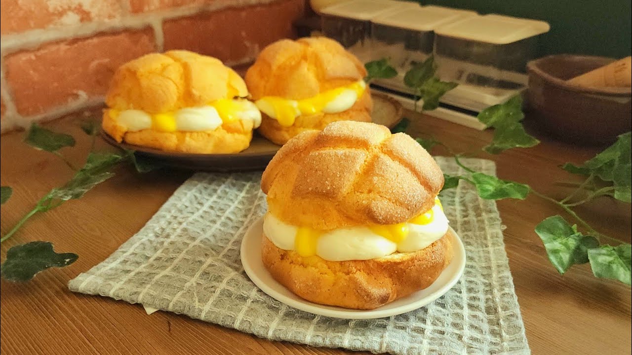 망고크림빵 만들기 Making Mango Cream Bread