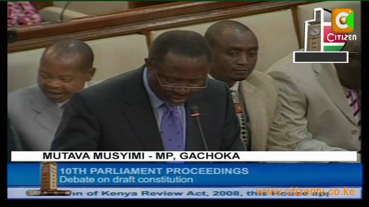Constitution Debate in Parliament