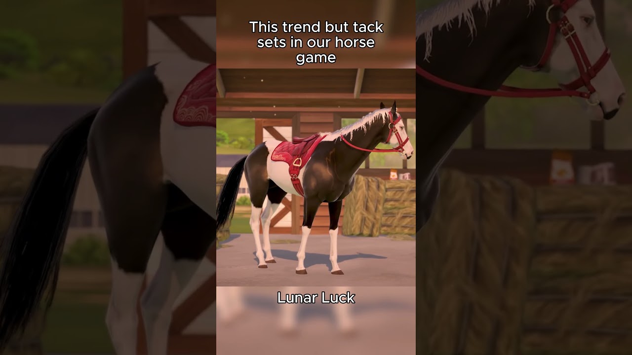 What&rsquo;s your favorite tack set in Rival Stars Horse Racing? #rivalstars #horsegame #tack