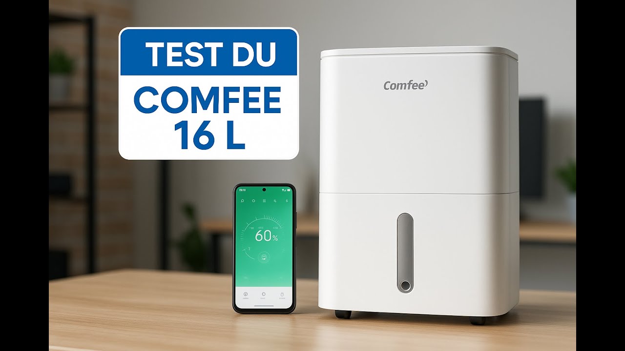 🎥 Test complet du déshumidificateur Comfee 16L connecté MDDF-16DEN7 WF