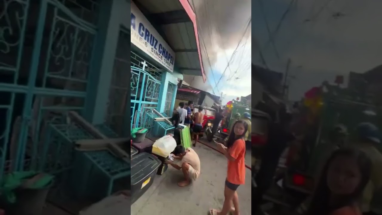 MALAKING SUNOG SA PIAPE BOULEVARD, DAVAO CITY. 