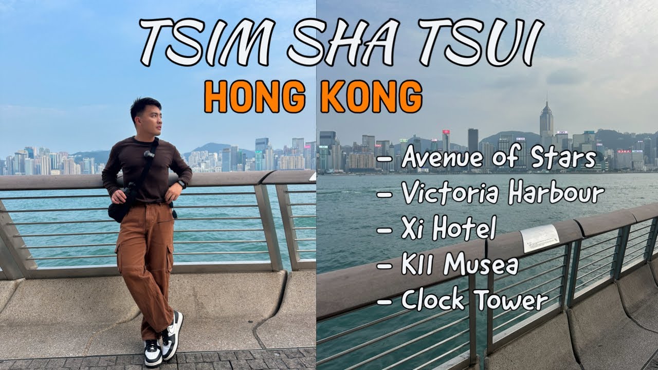 TSIM SHA TSUI HONGKONG: Avenue of Stars + Victoria Harbour + Xi  Hotel + K11 Musea