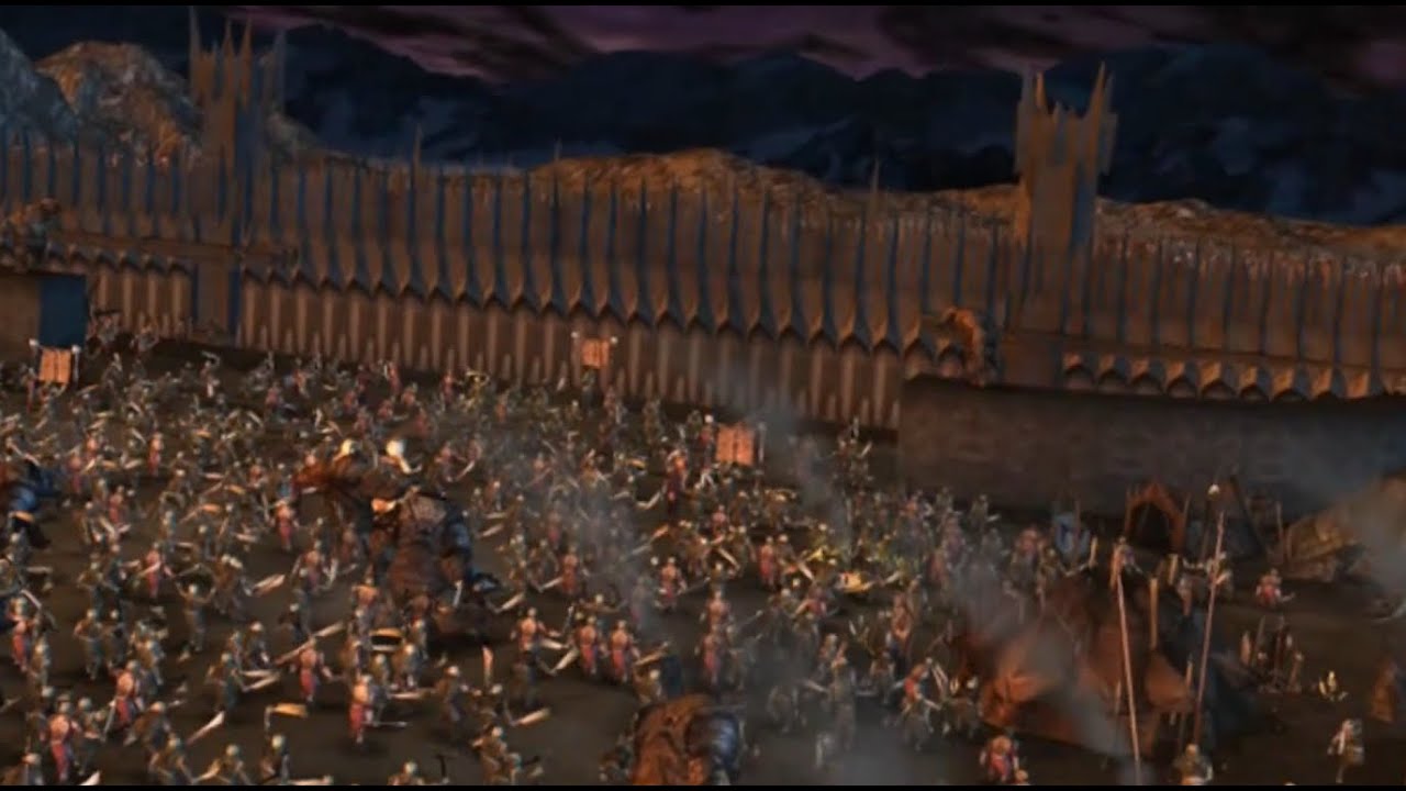 Sieging the Black Gate! The Final Battle has Arrived! The Courage of Men Must Not Fail! For Frodo!