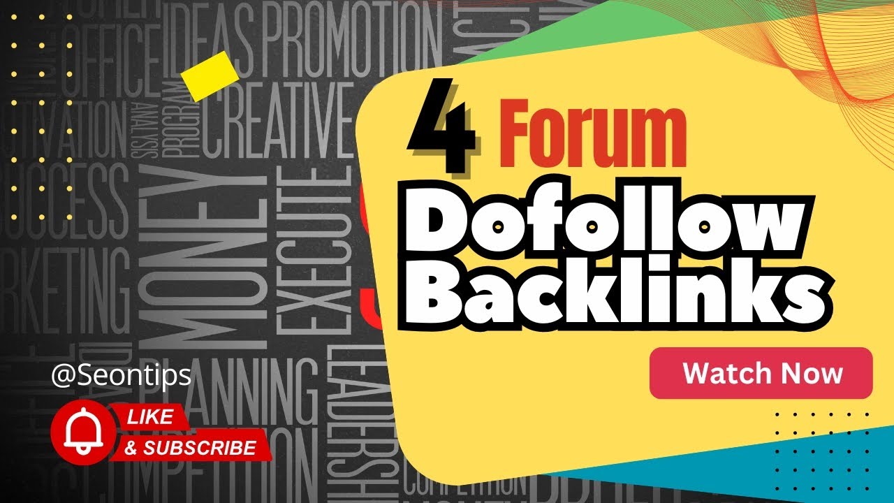 4 High Authority Dofollow Backlinks - Free Link Building Strategy