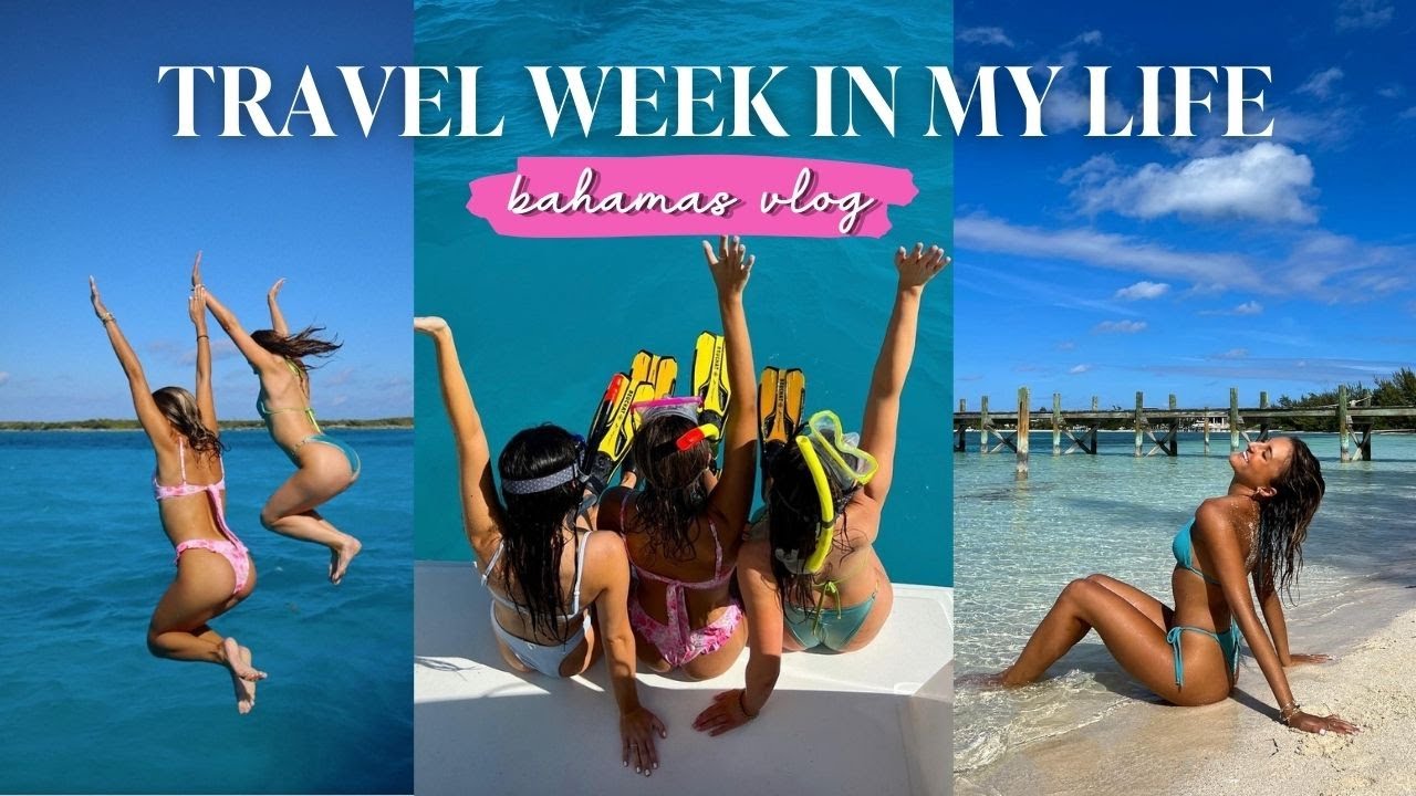 BAHAMAS TRAVEL VLOG 2024 || island hopping, swimming with turtles, snorkeling & private beaches