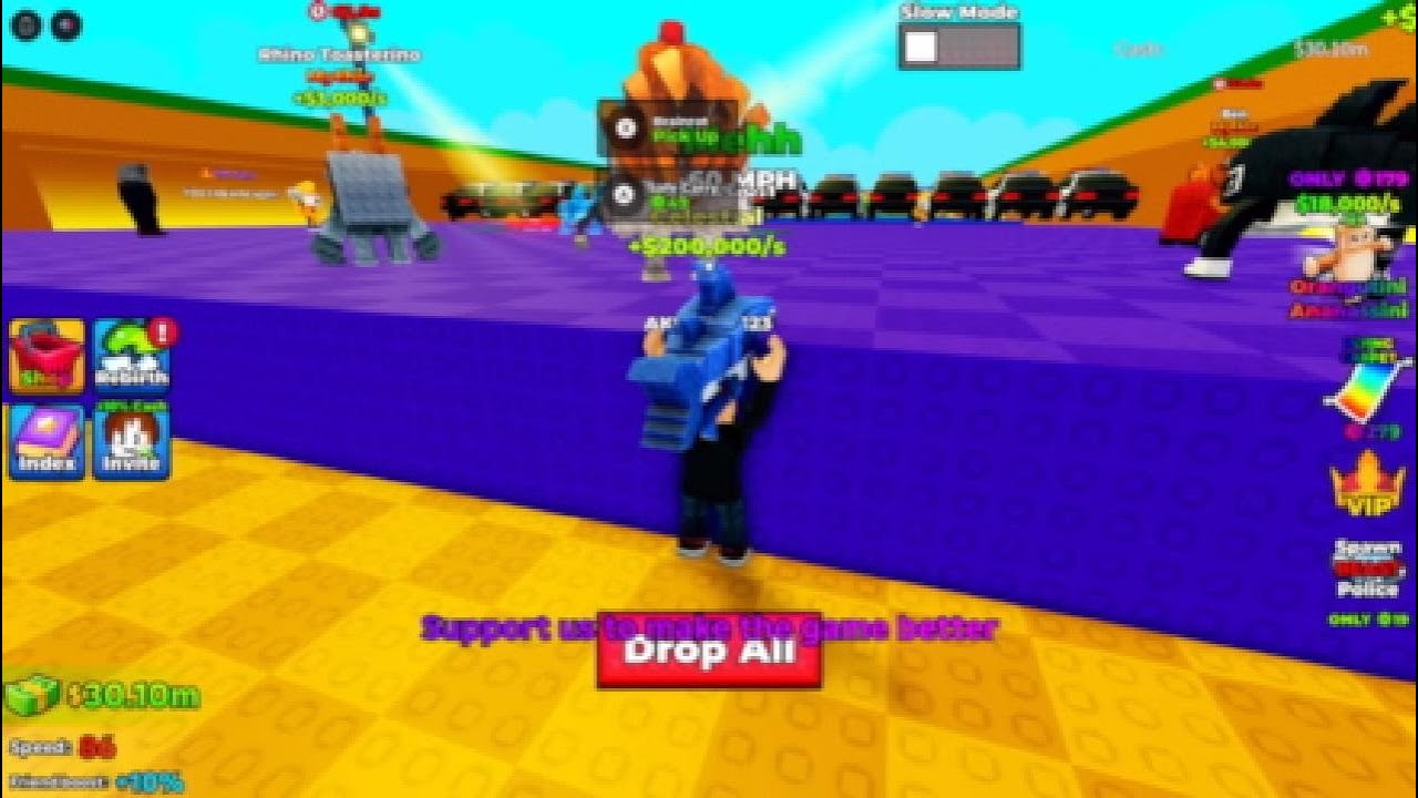 Playing Roblox but Escape police for Brainrots