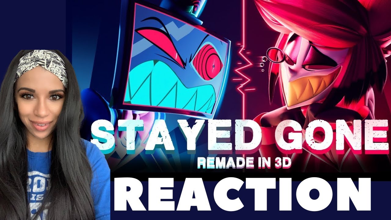 HazbinHotel/BLENDER Stayed Gone - 3D Animation REACTION!