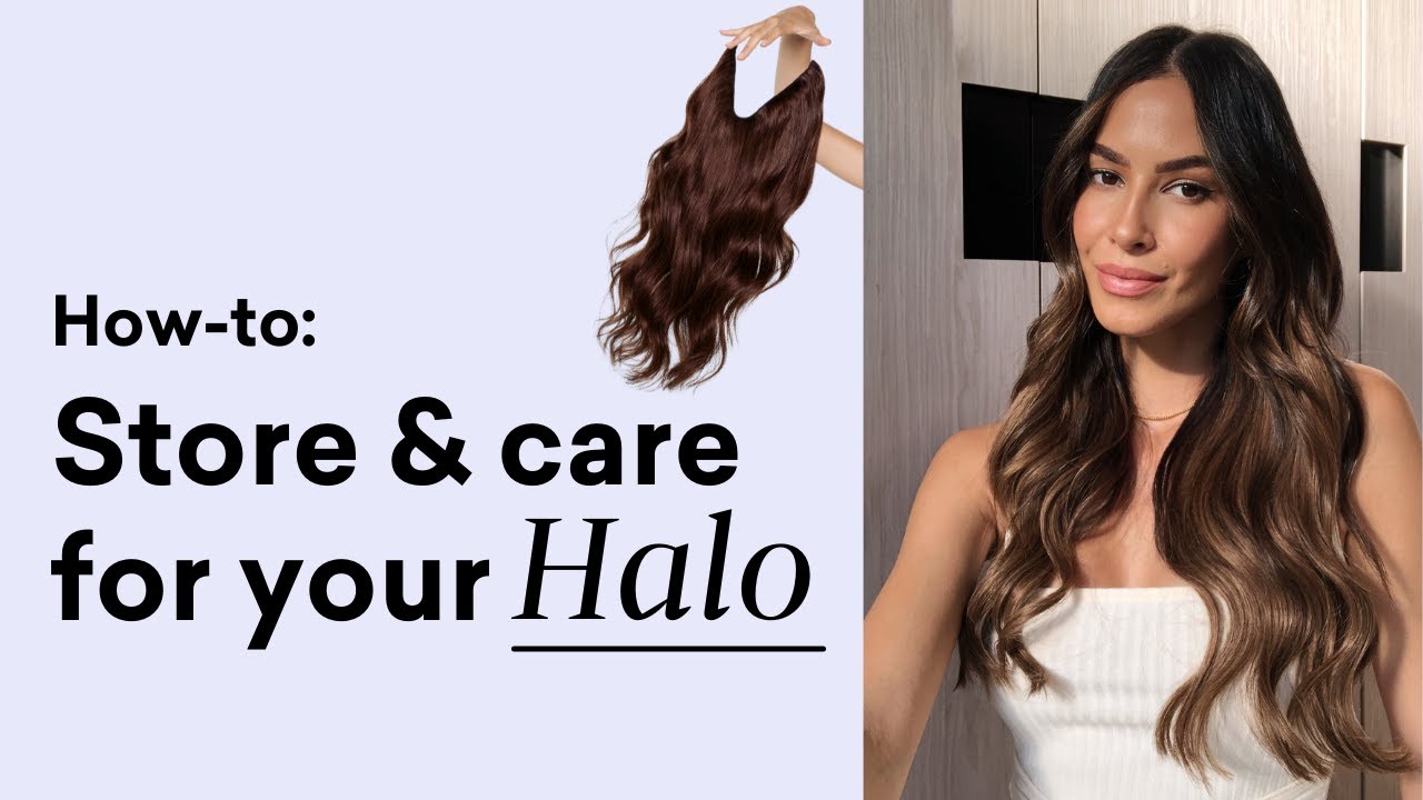 How to make your Halo hair extensions last longer & how to store it | Sitting Pretty™