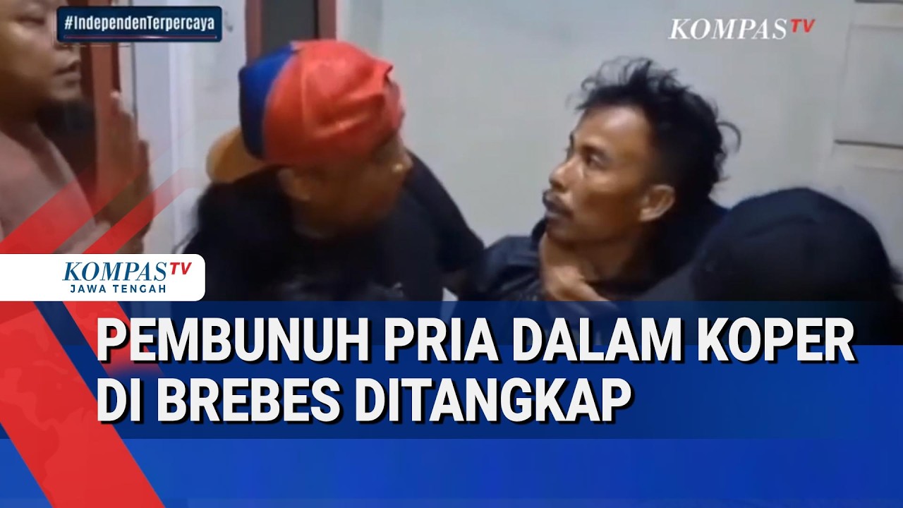 Pembunuh Pria Dalam Koper di Brebes Ditangkap Polisi