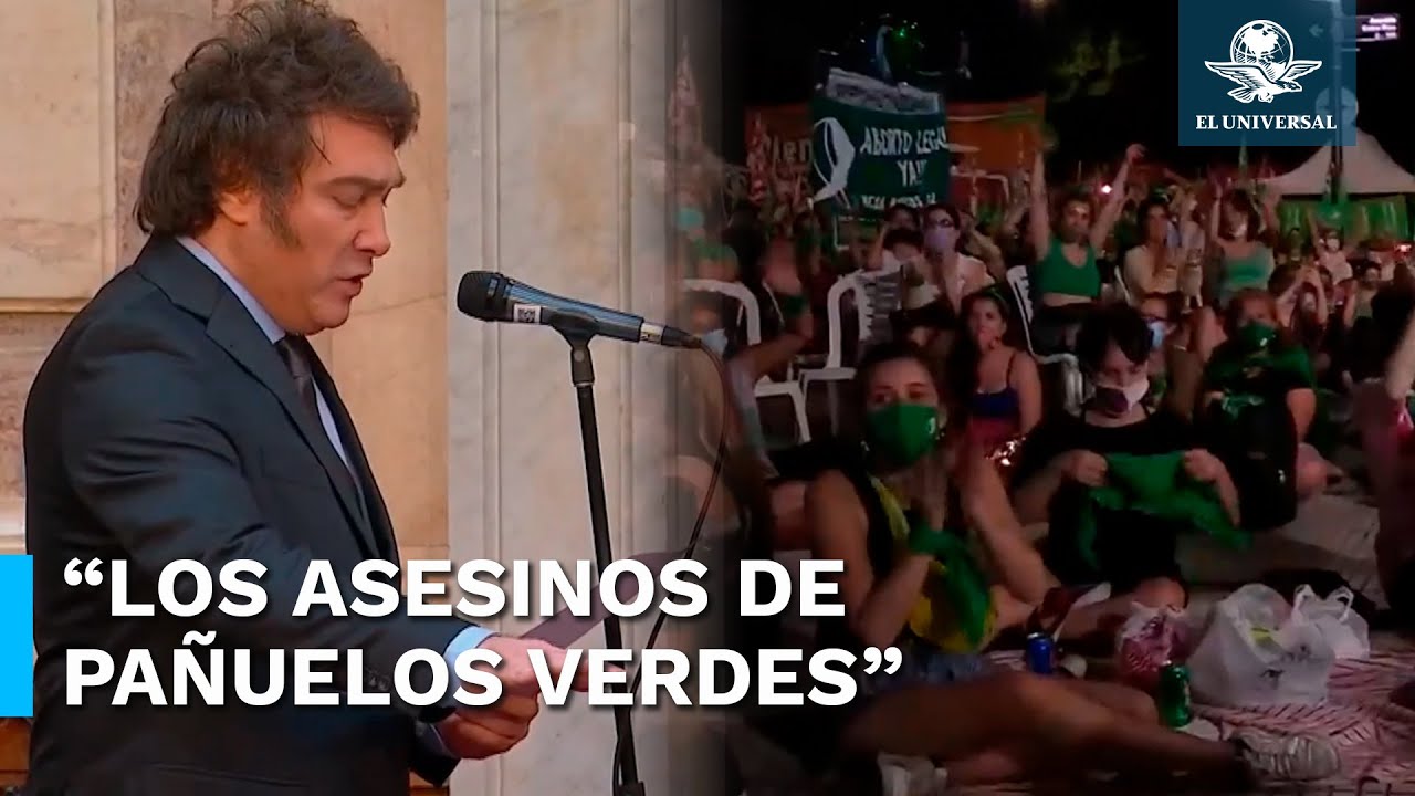 Milei se declara en contra del aborto a tan solo dos días del 8M