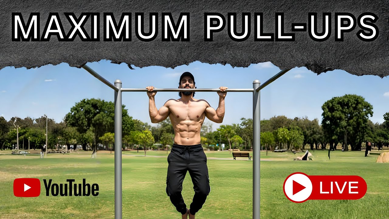 🔴Maximum Pullups | Pullups on Live Stream