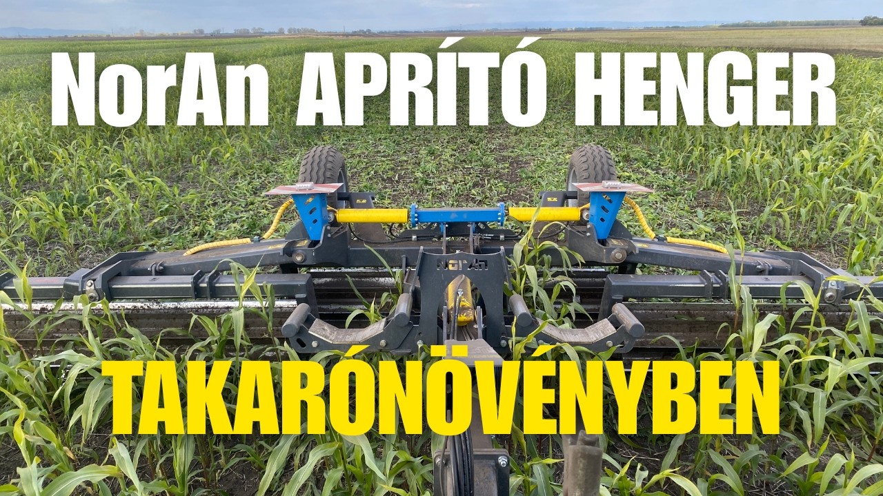 NorAn aprító henger teszt – hogy bír el a zöld növényzettel?