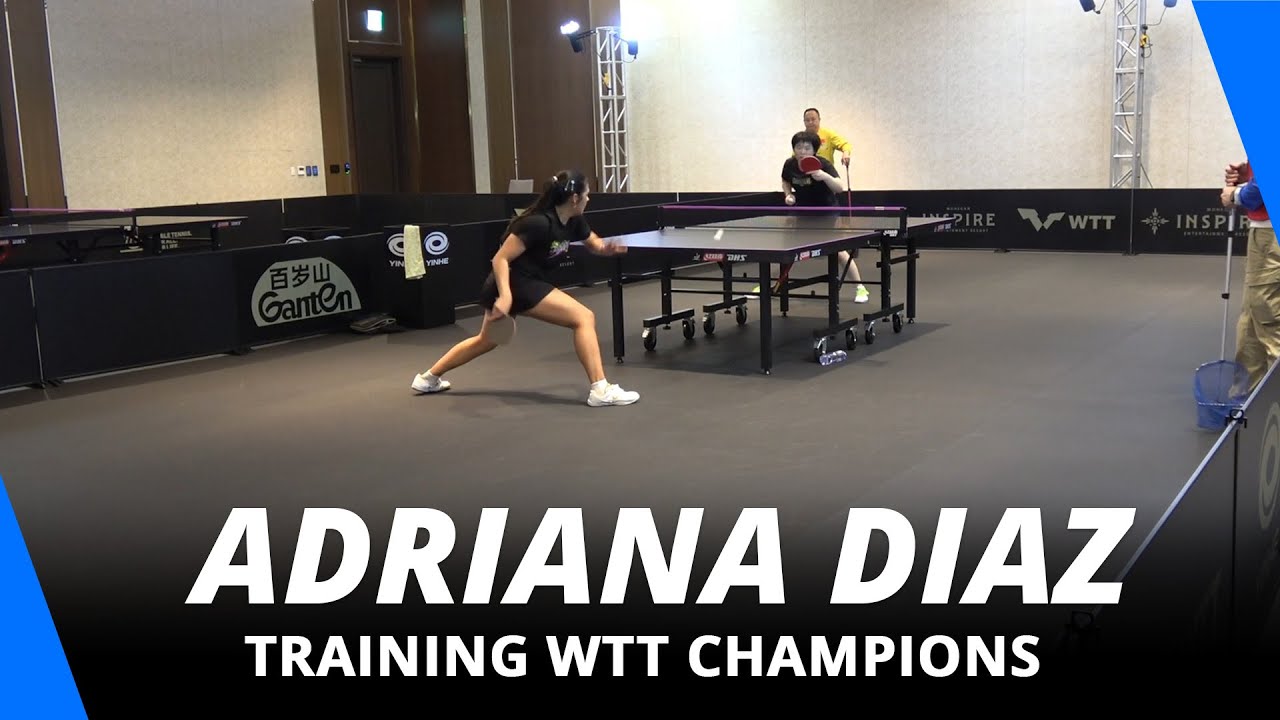 Adriana Diaz Training | WTT Champions 2025