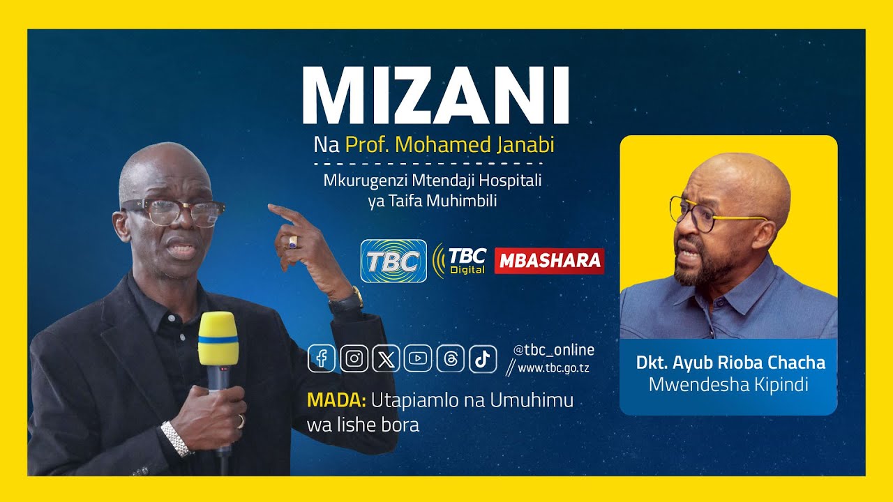 🔴#TBCLIVE MIZANI: UTAPIAMLO NA UMUHIMU WA LISHE BORA