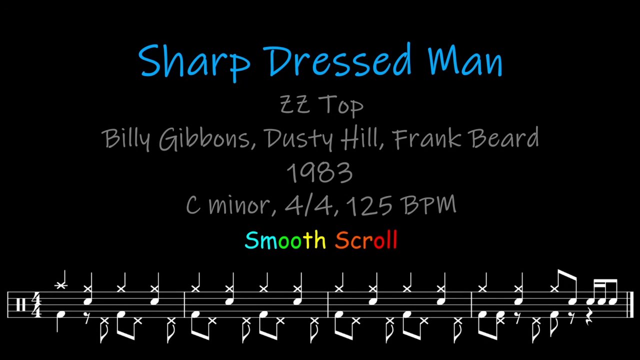 Sharp Dressed Man, Chords, Lyrics and Timing