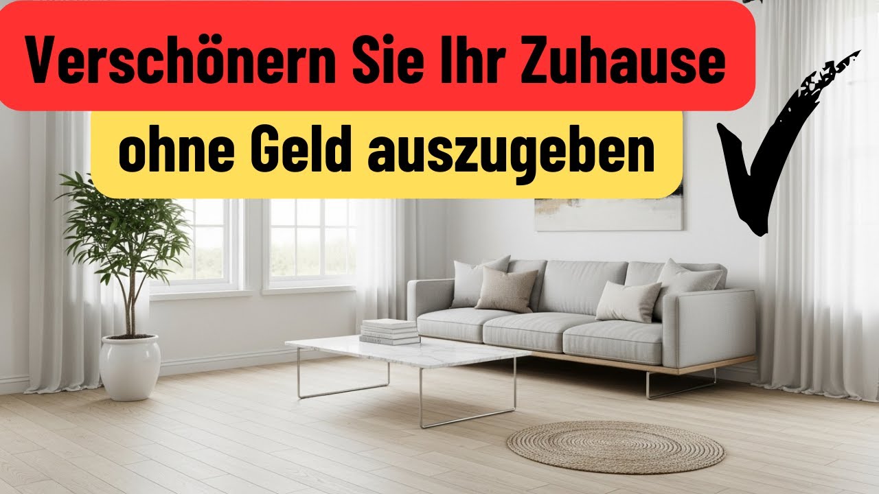 💡📌12 Ideen, um dein Zuhause zu verbessern und zu dekorieren — ganz ohne Geld auszugeben