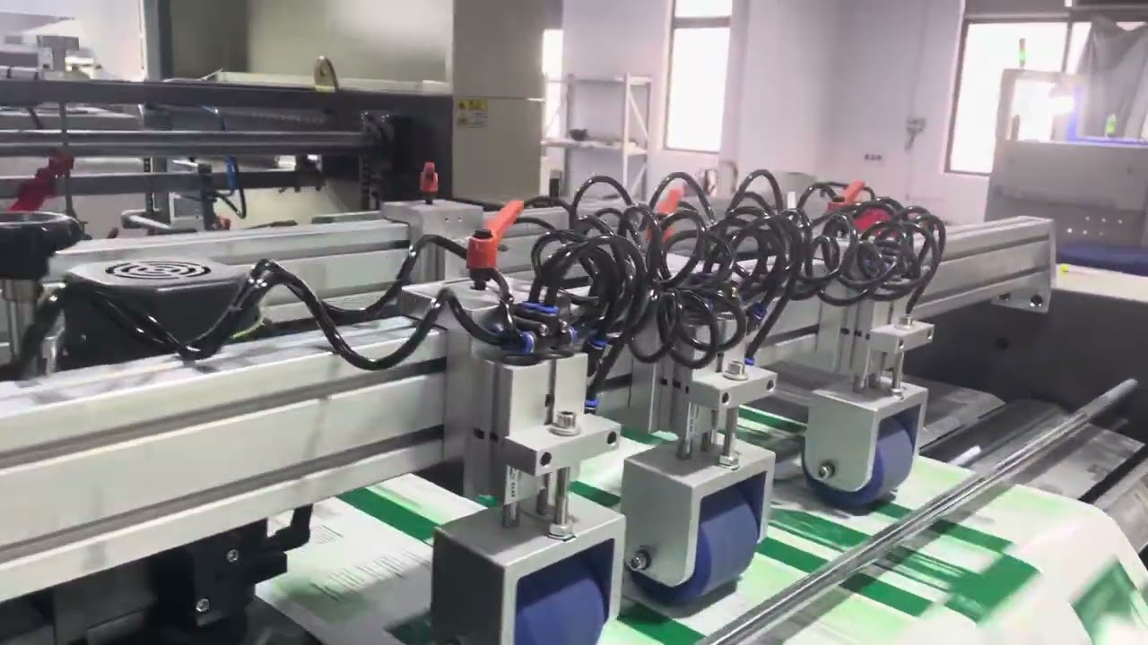 Visit client factory check machine running#laminating #thermal #medicinebox #offsetprintingmachine 