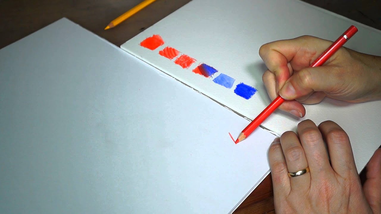 Tekenen met aquarel potloden