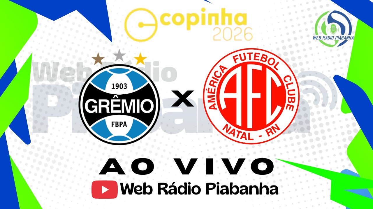 GRÊMIO (RS) X AMÉRICA (RN) - AO VIVO E DE GRAÇA - COPA SP DE FUTEBOL JUNIOR - 16/01/2026