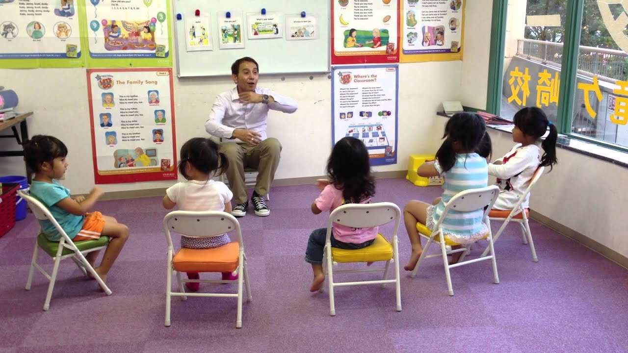 Teaching opposites to very young learners through music and movement.