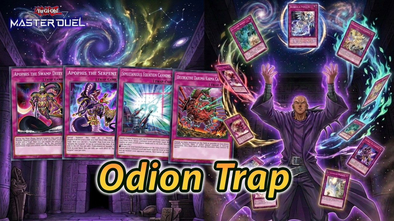 Odion Trap Deck Master Duel l The Man with the Mark Treasures of the Kings Ranked Gameplay
