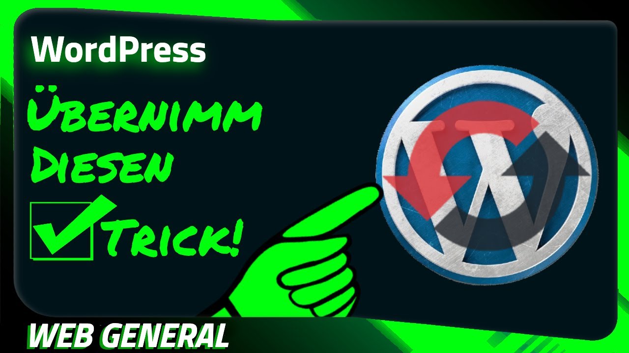 WordPress zurücksetzen & Basis Setup (Blueprint) erstellen