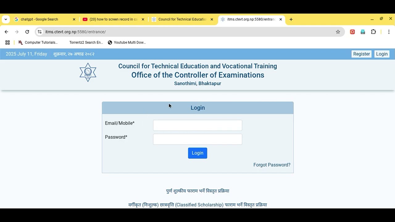 How to register CTEVT online Form?