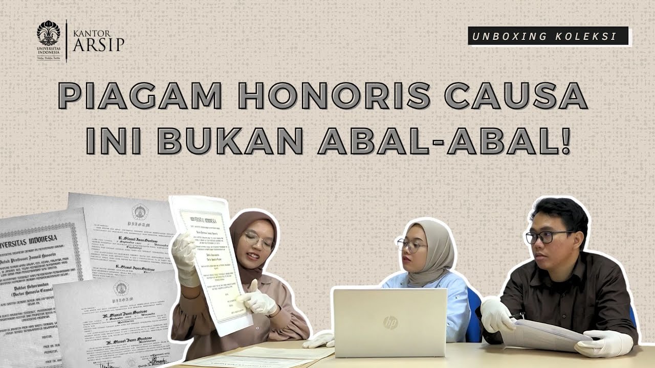 Piagam Honoris Causa Universitas Indonesia | Unboxing Koleksi 13