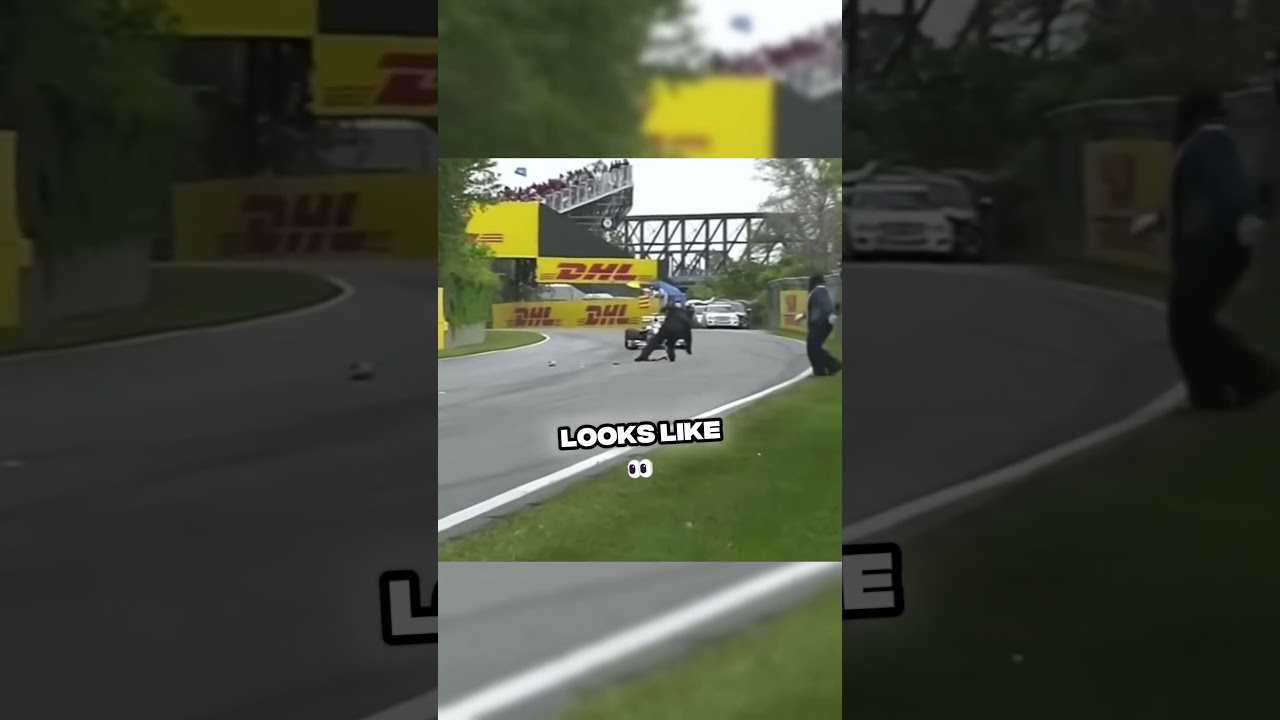 The Most Athletic F1 Track Marshal!
