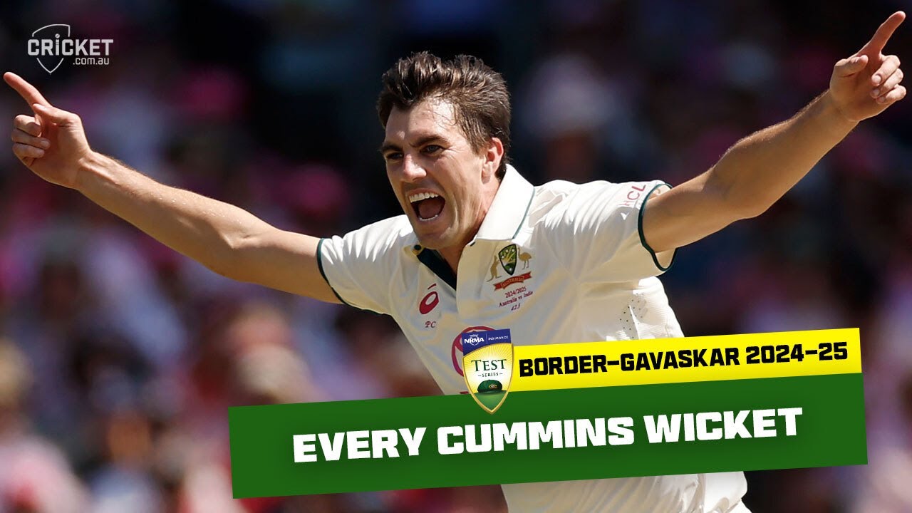 Every wicket: Perfect Pat Cummins leads the way for his country | Australia v India 2024-25