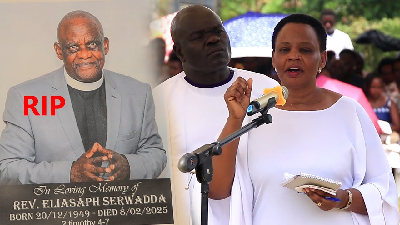 Col.Edith Nakalema's Speech surprised Mourners at her father's burial Rev.Elisaph Serwadda.