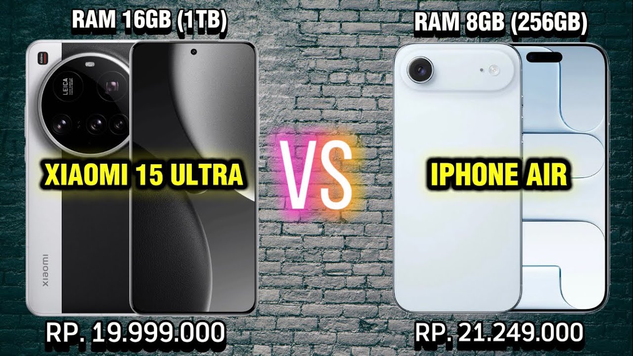 Buat yang Cari HP Terbaik 2025: Xiaomi 15 Ultra atau iPhone Air? Ini Dia Jawabannya! 🔥