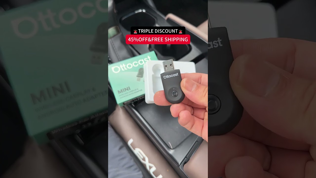 Ottocast mini wireless CarPlay adapter will make your wired CarPlay wireless.
