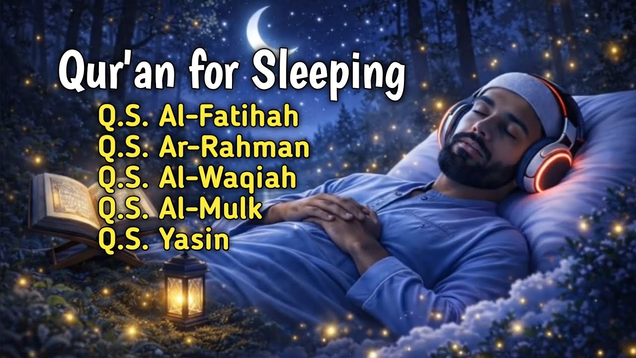 Quran for Deep Sleep, Relief  Insomnia 🌿 Surah Al-Mulk, Al-Waqiah, Yasin | Calm Your Mind |Zen Quran