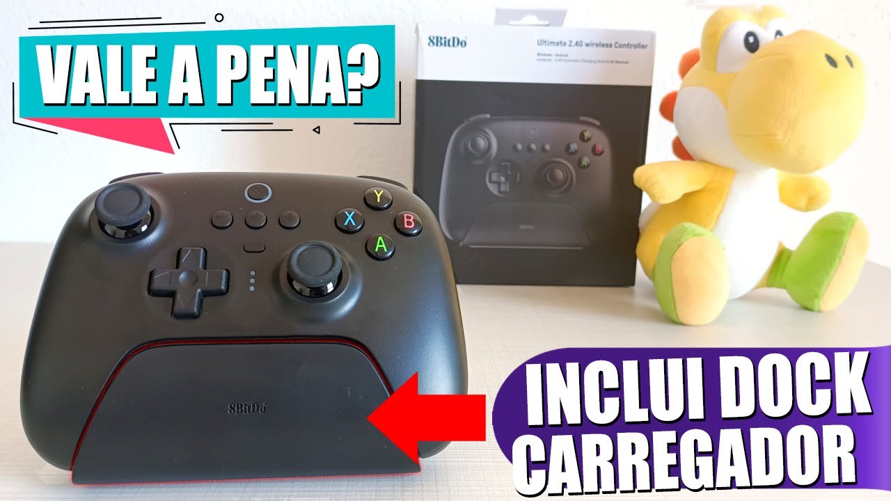 O MELHOR para PC e Android! Análise do Gamepad 8BitDo Ultimate 2.4g