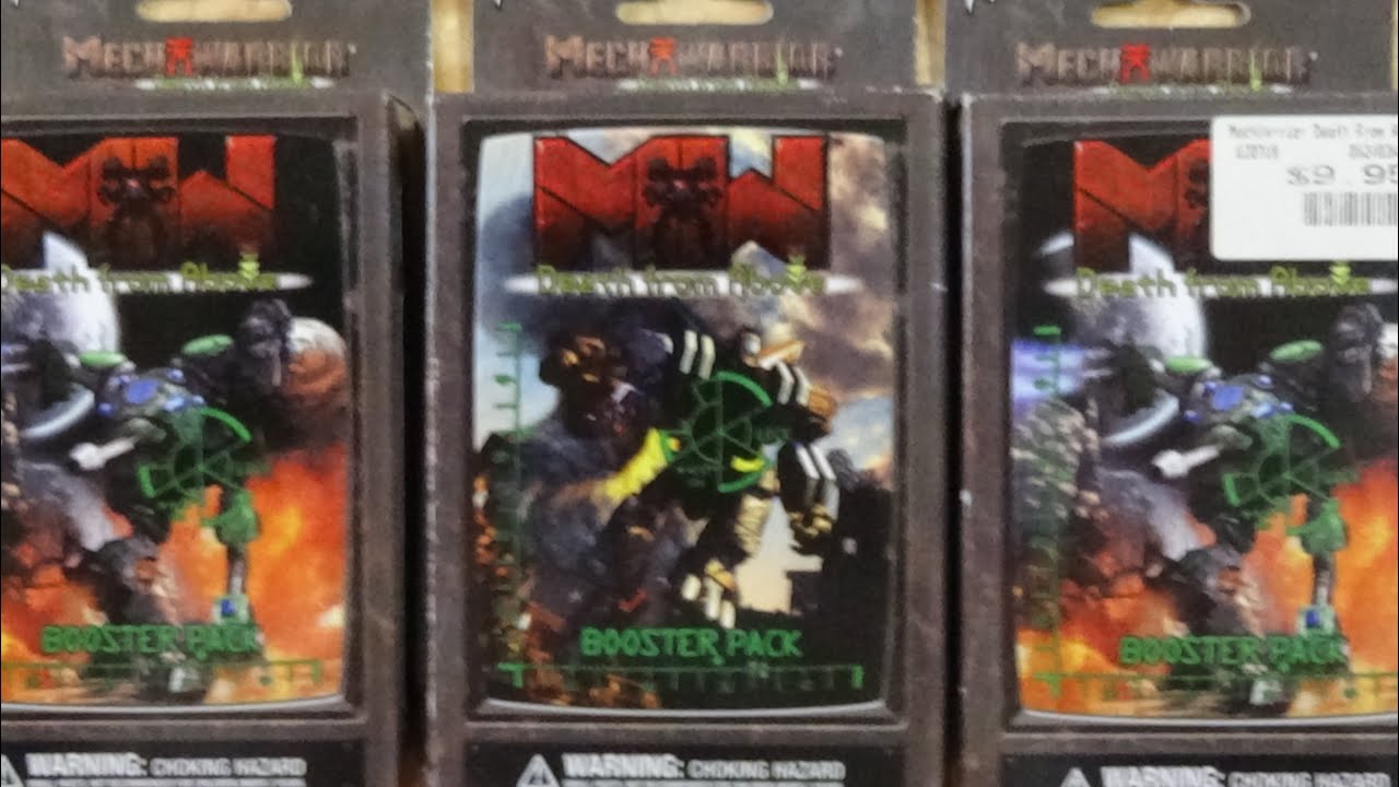 MechWarrior Miniatures: Dark Age - Death From Above Unboxing (12 Booster Packs)!