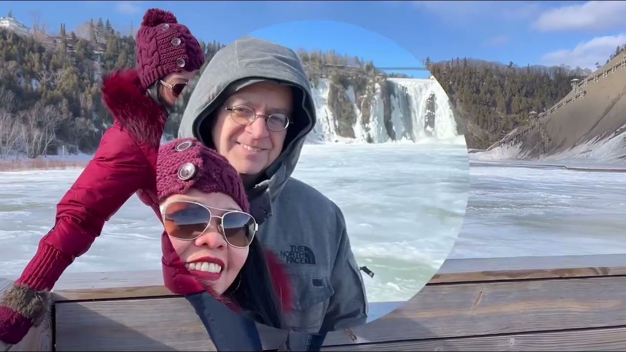 Chute Montmorency / Montmorency falls tour - Quebec  2024 - gorgeous beauty of nature / Winter 2024