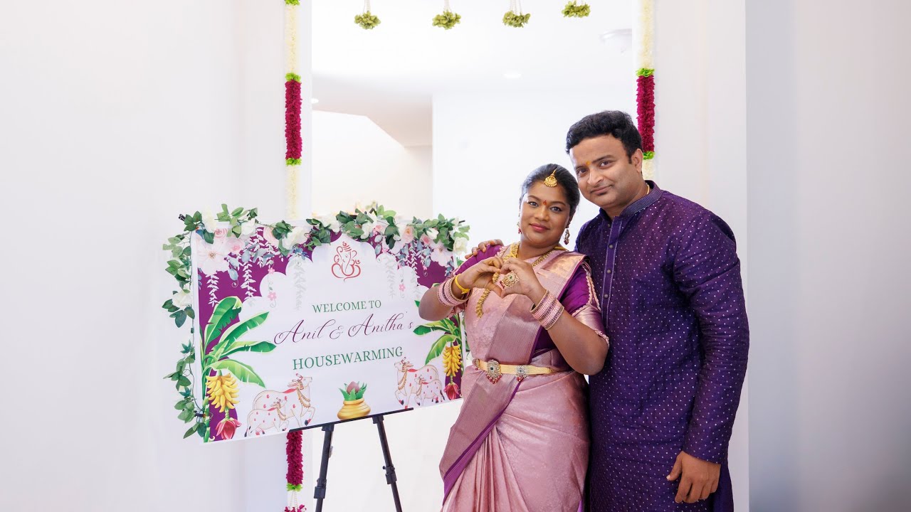 Anitha & Anil's Housewarming Highlight's || Old bridge, New Jersey