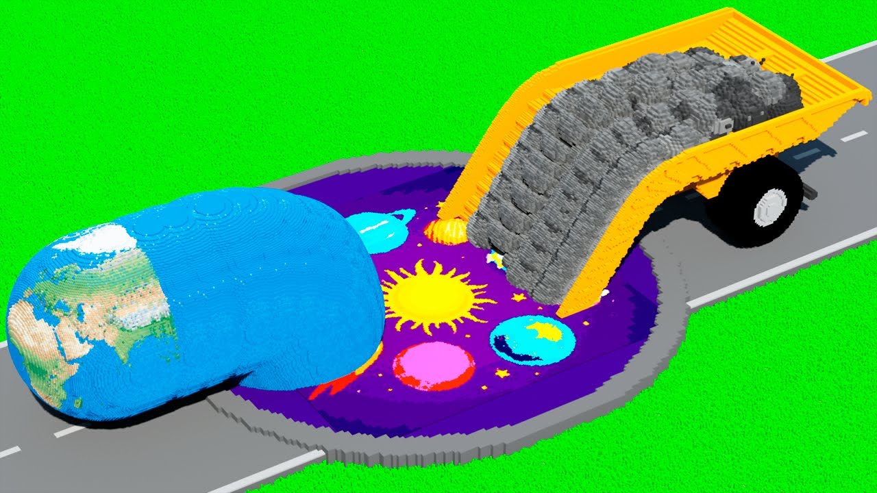 TESTING LONG CARS vs PLANETS PORTAL | Teardown