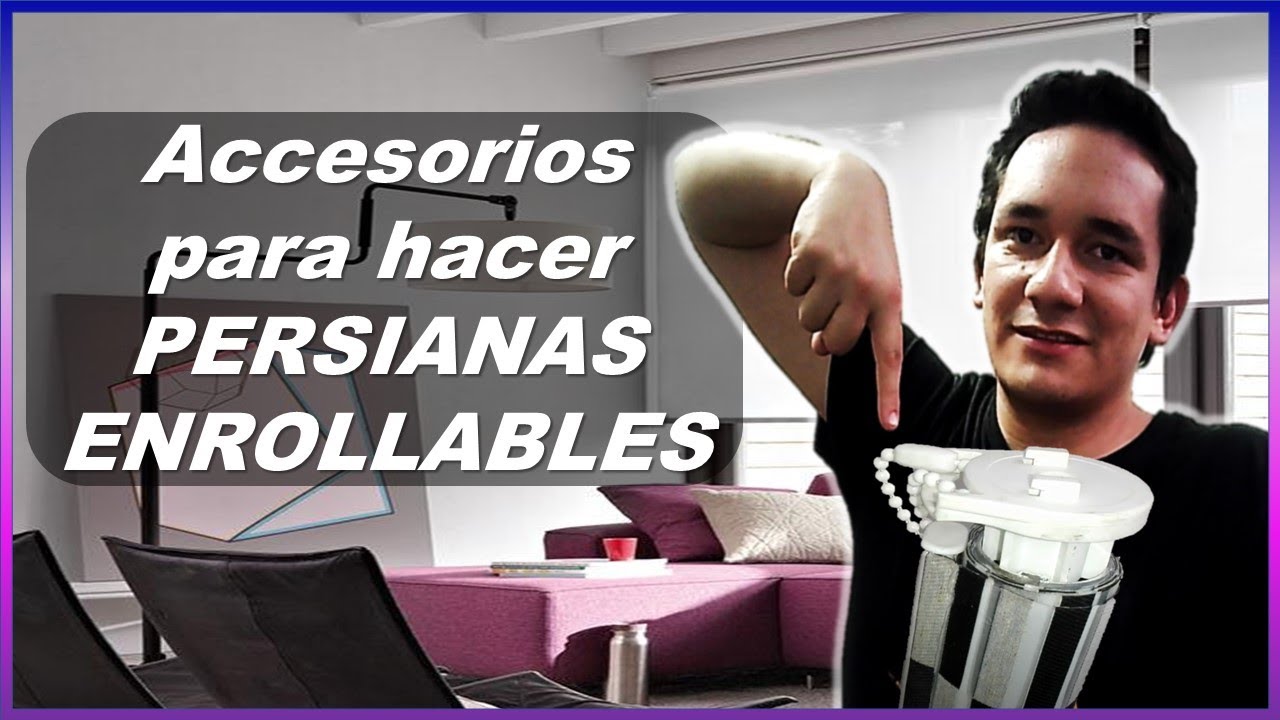 Materiales necesarios para construir una persiana enrollable