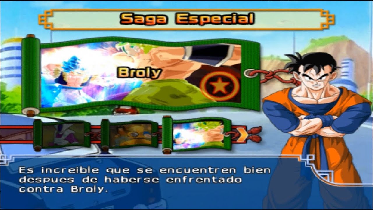 FUSION - GOGETA VS BROLY - MODO HISTORIA - DRAGON BALL Z BUDOKAI TENKAICHI 4 LATINO
