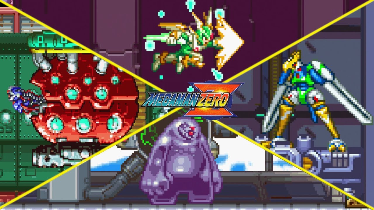 Mega Man Zero -  All Bosses + Ending (No Damage)