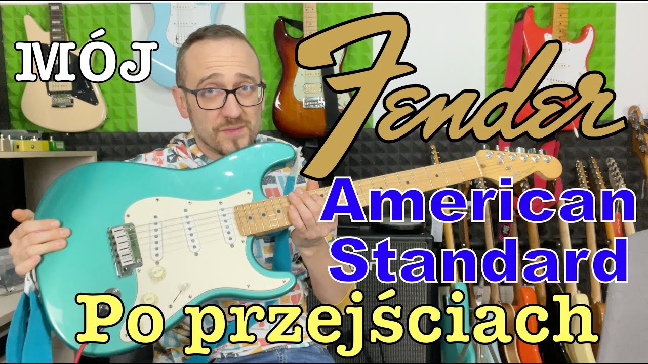 Fender American Standard 93' Stratocaster Caribbean Mist  - po przejściach!