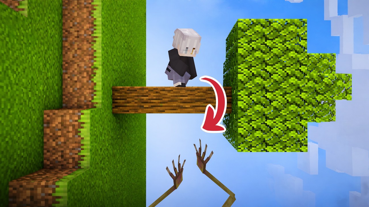 Minecraft, but Gravity is SIDEWAYS and a Horror Mod STALKS US!