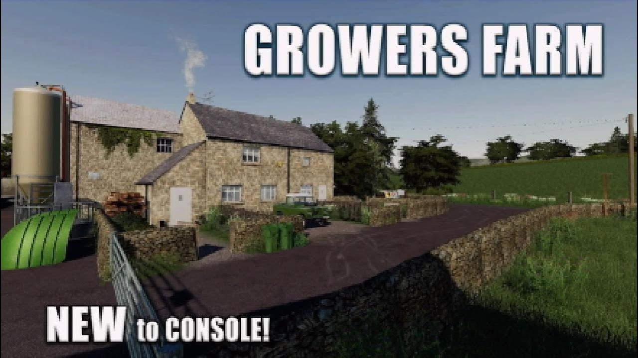 &ldquo;GROWERS FARM&rdquo; NEW to CONSOLE! Farming Simulator 19 PS5 MAP TOUR (Review) FS19.