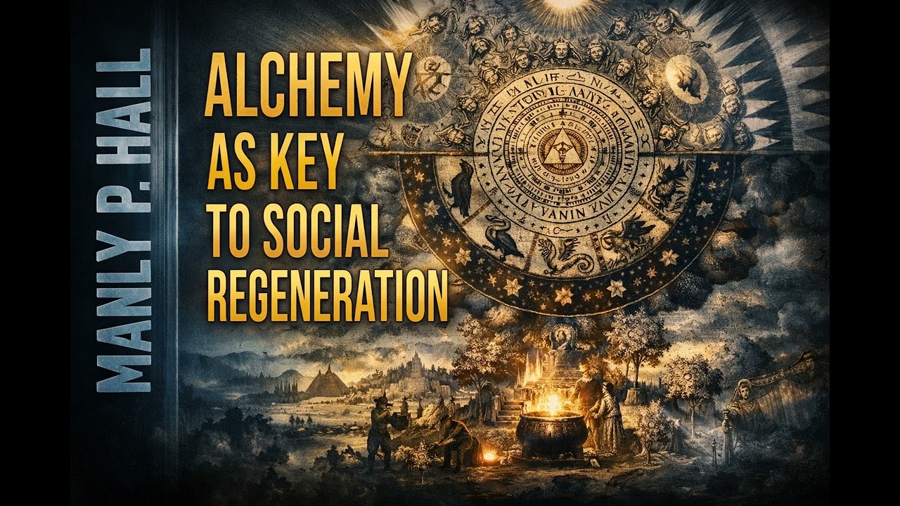 Manly P.Hall Alchemy As Key To Social Regeneration